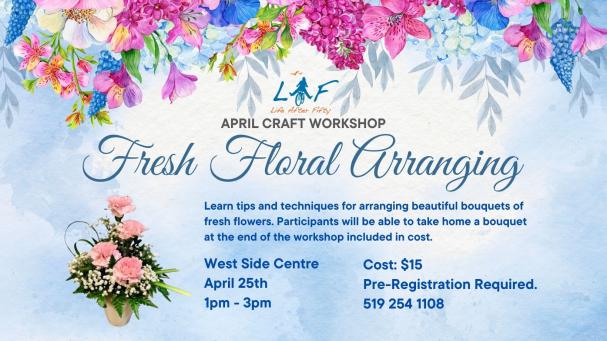 April Craft Workshop: Fresh Floral Arrangements